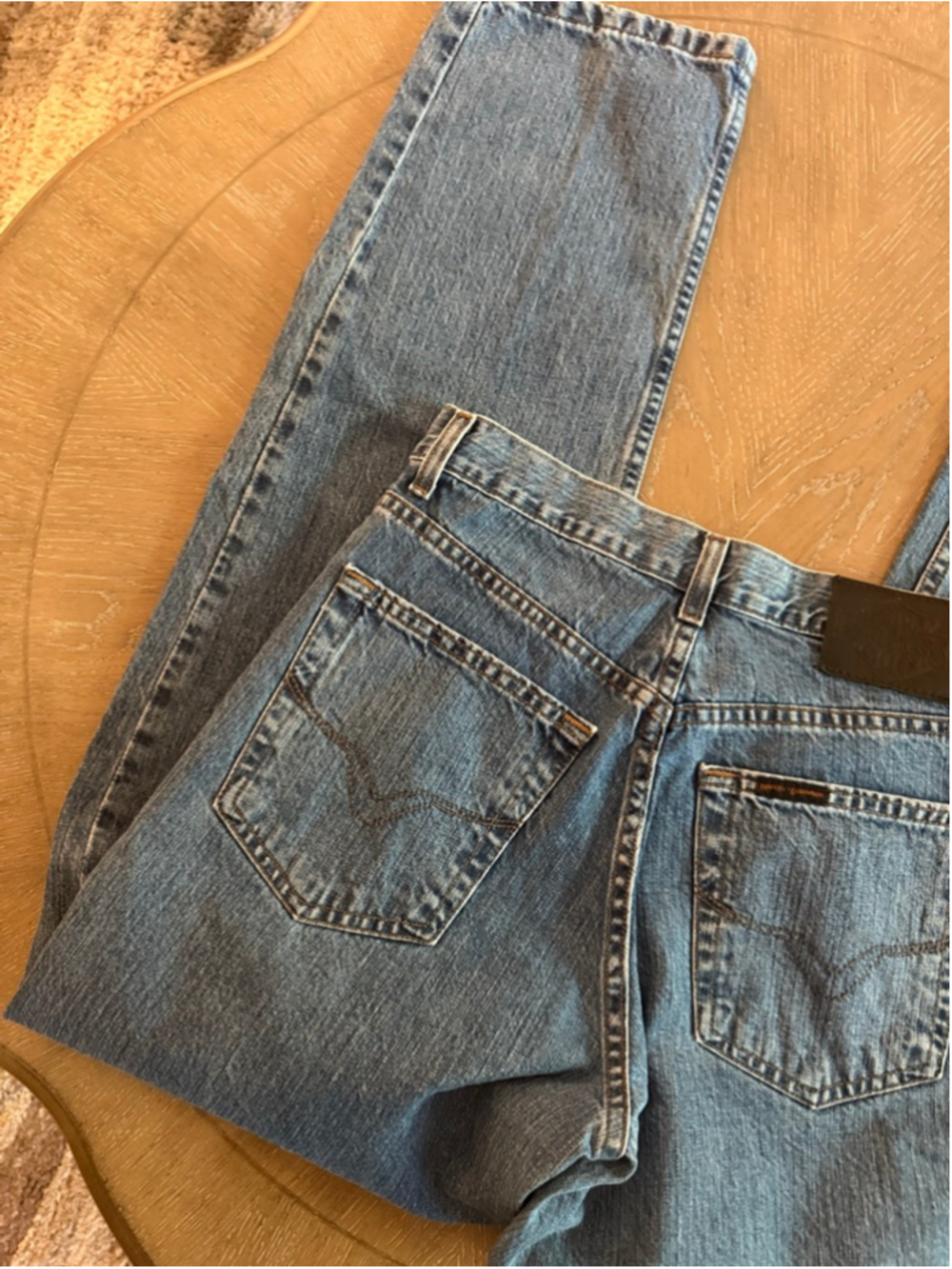 Women's Harley-Davidson Blue Straight Leg Jeans 30 - Picture 8 of 8